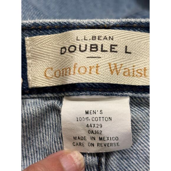 LL Bean Double L Comfort Waist Jeans lot, 44 x 29, classic, everyday, Americana - Picture 6 of 6